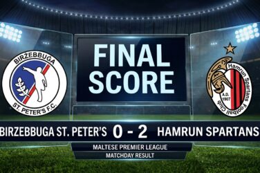 Birzebugga St. Peter’s vs Hamrun Spartans 0-2